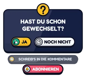 Fragekarte mit Antwortknöpfen